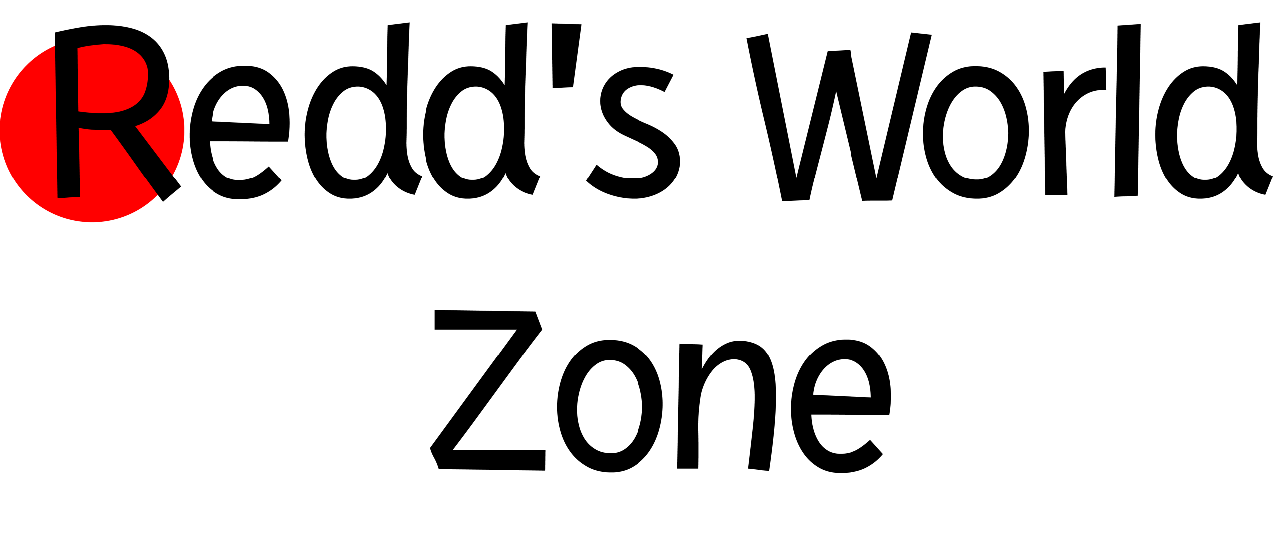 Redd's World Zone - LOGO